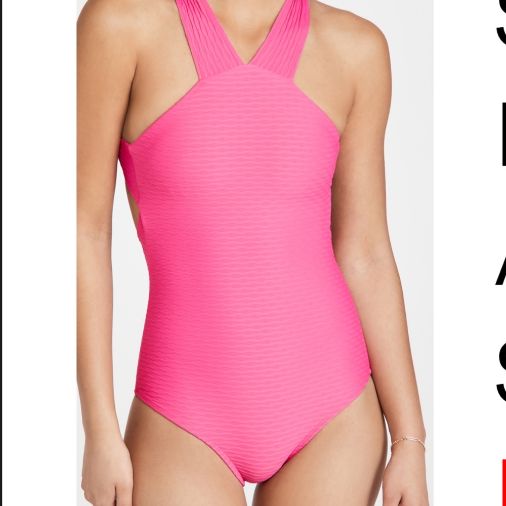 Shoshanna high neck swimsuit